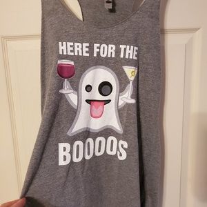 Here for the boos racerback tank